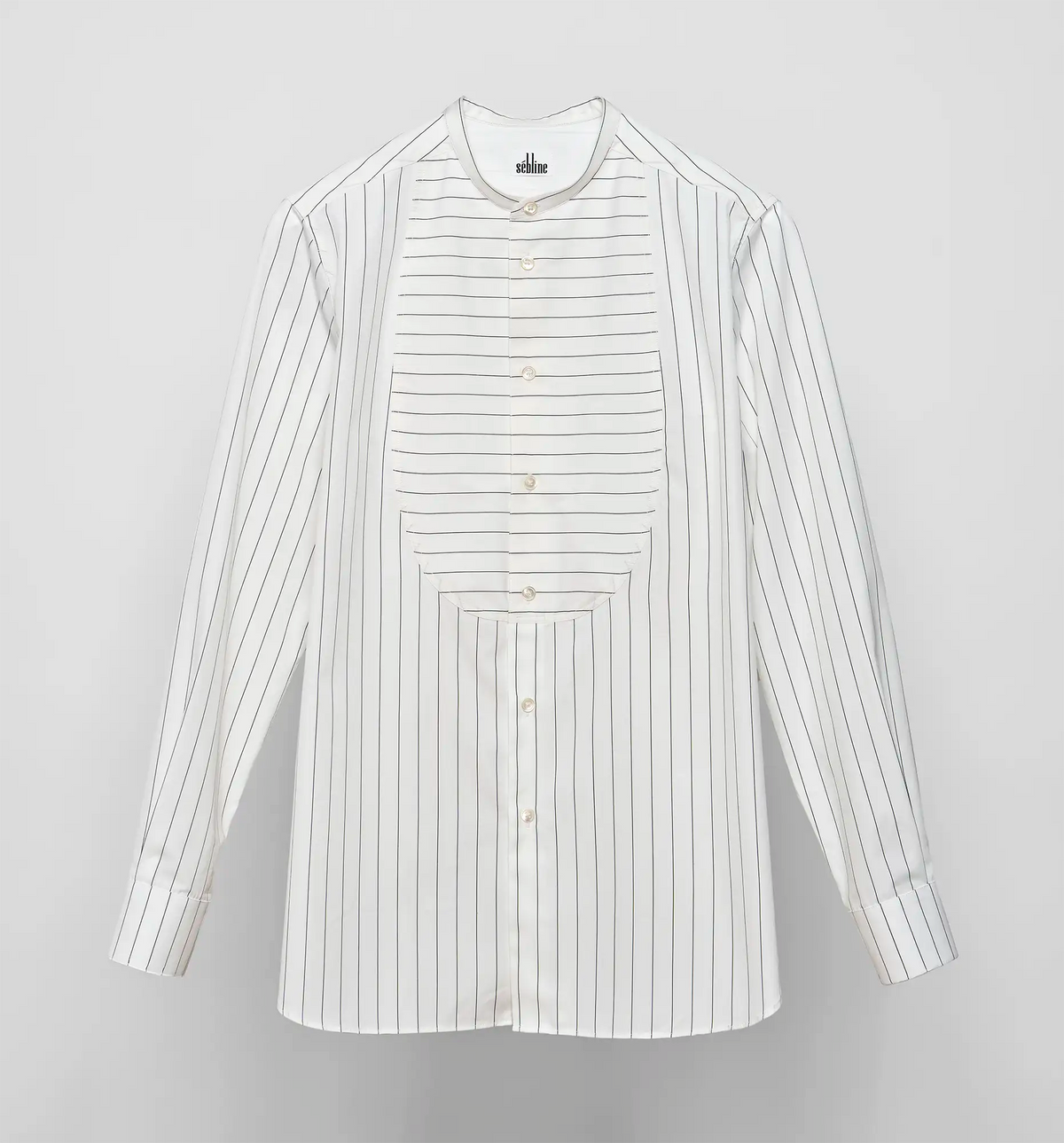 Bunny Shirt off-white and black – Women's shirt | Sébline