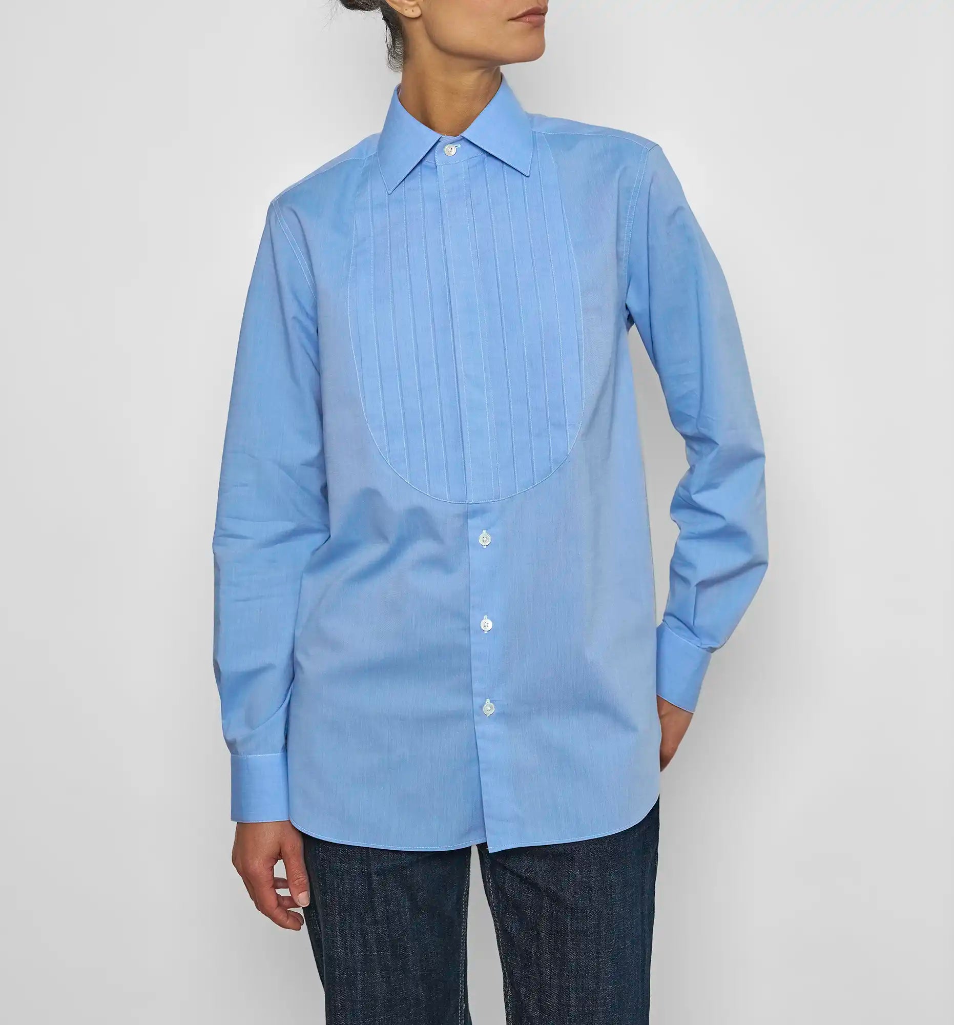 PLEATED BUNNY SHIRT