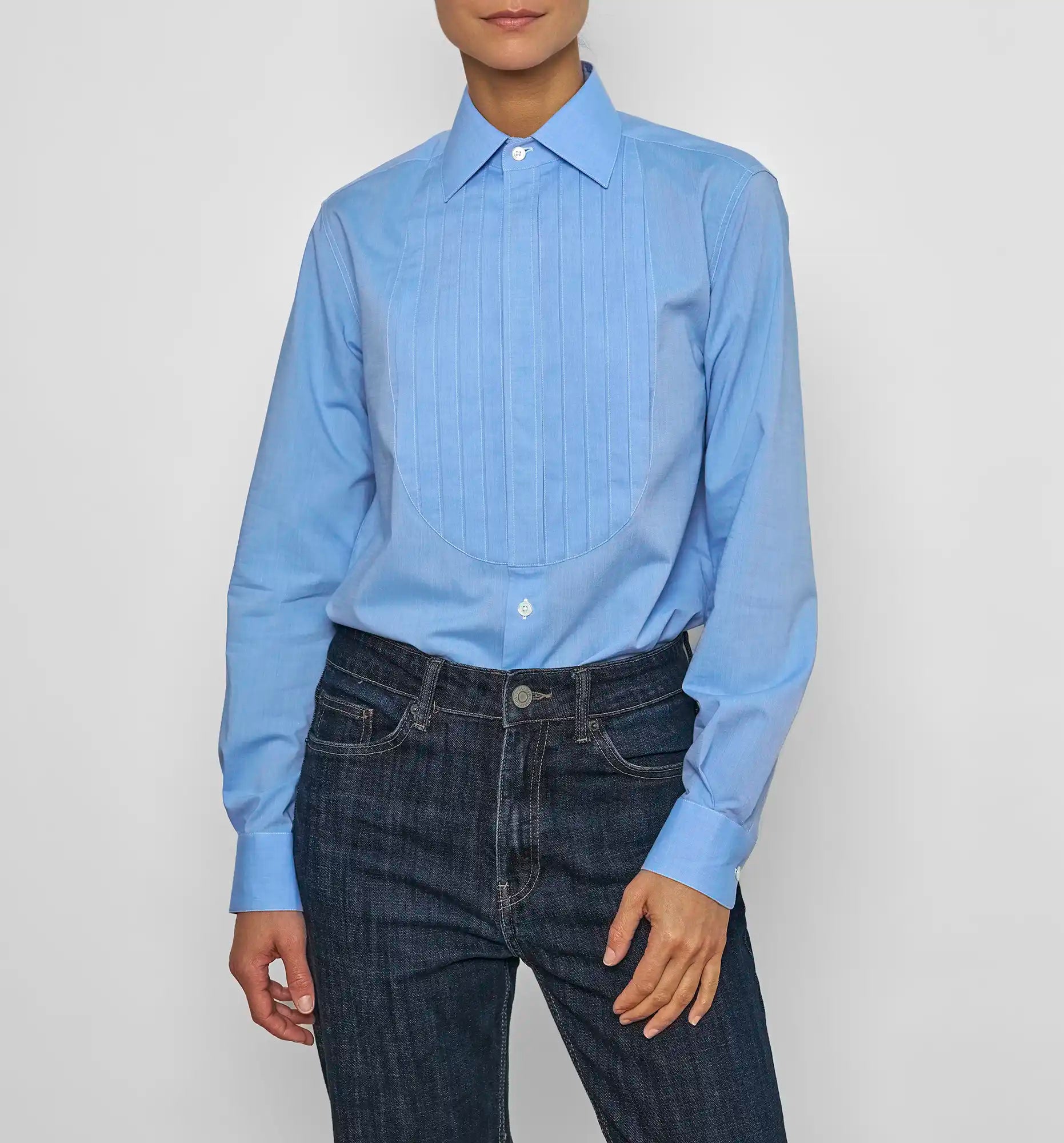 PLEATED BUNNY SHIRT