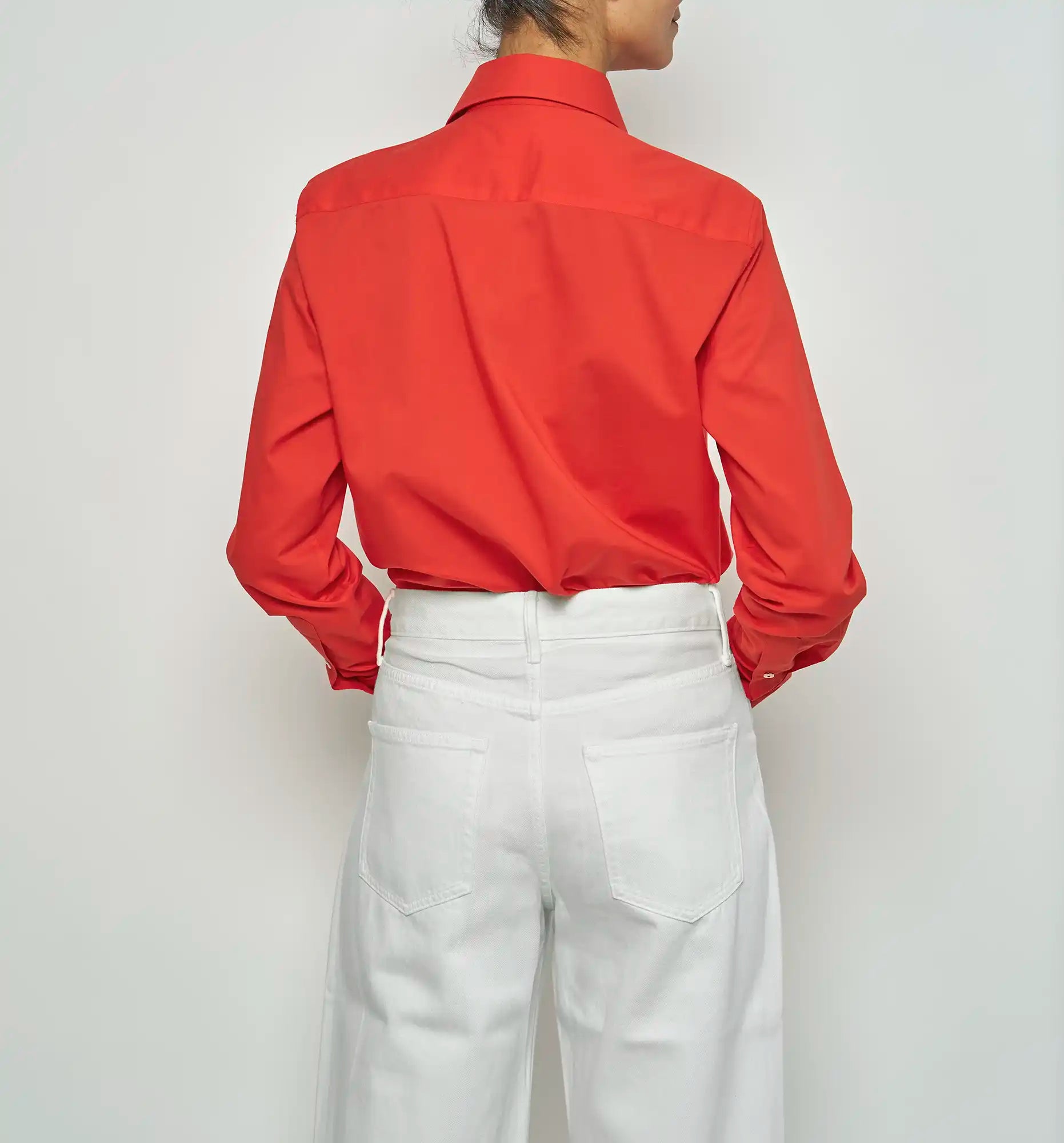 PLEATED SMOKING SHIRT