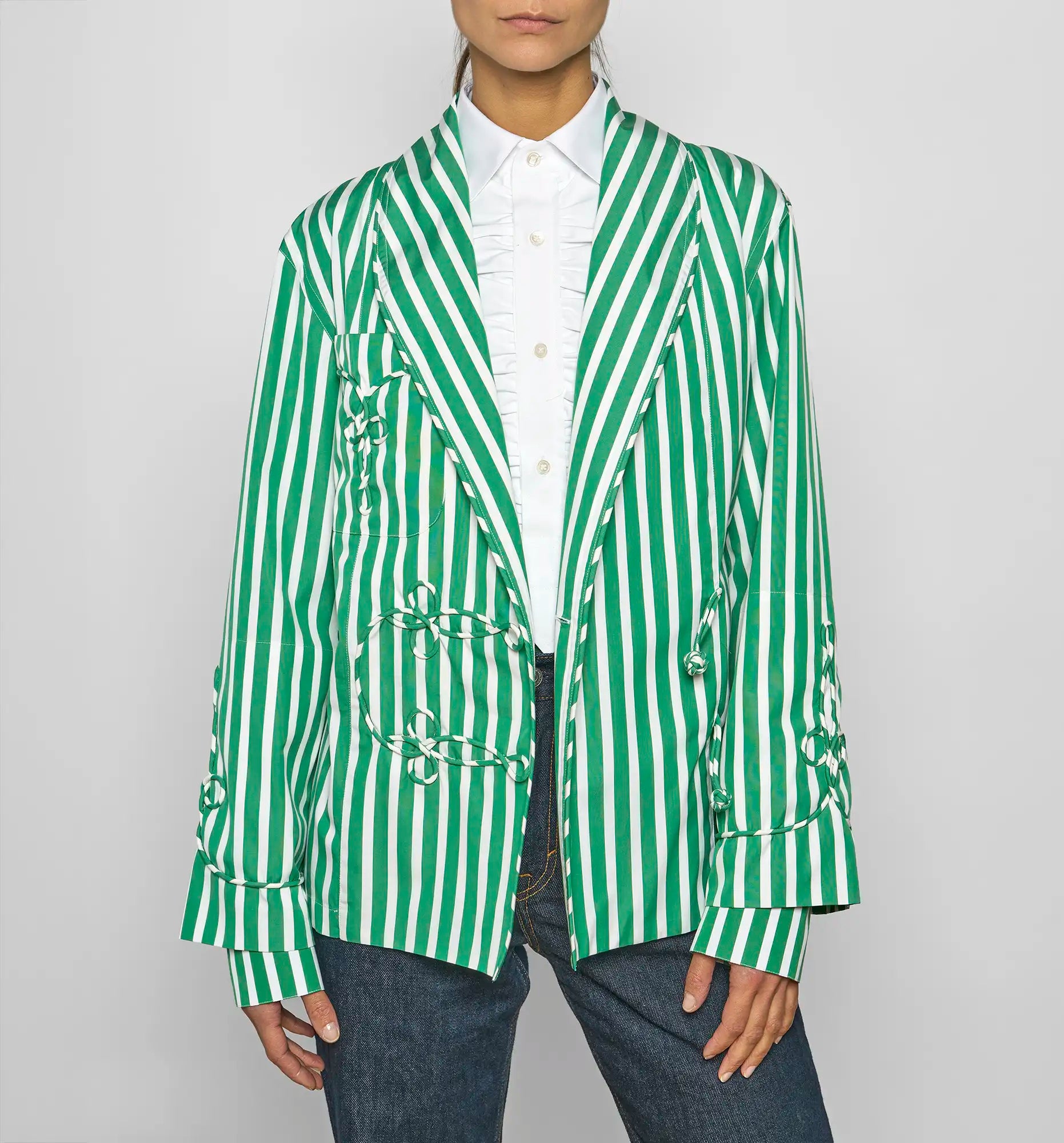 EMBROIDERED SMOKING JACKET