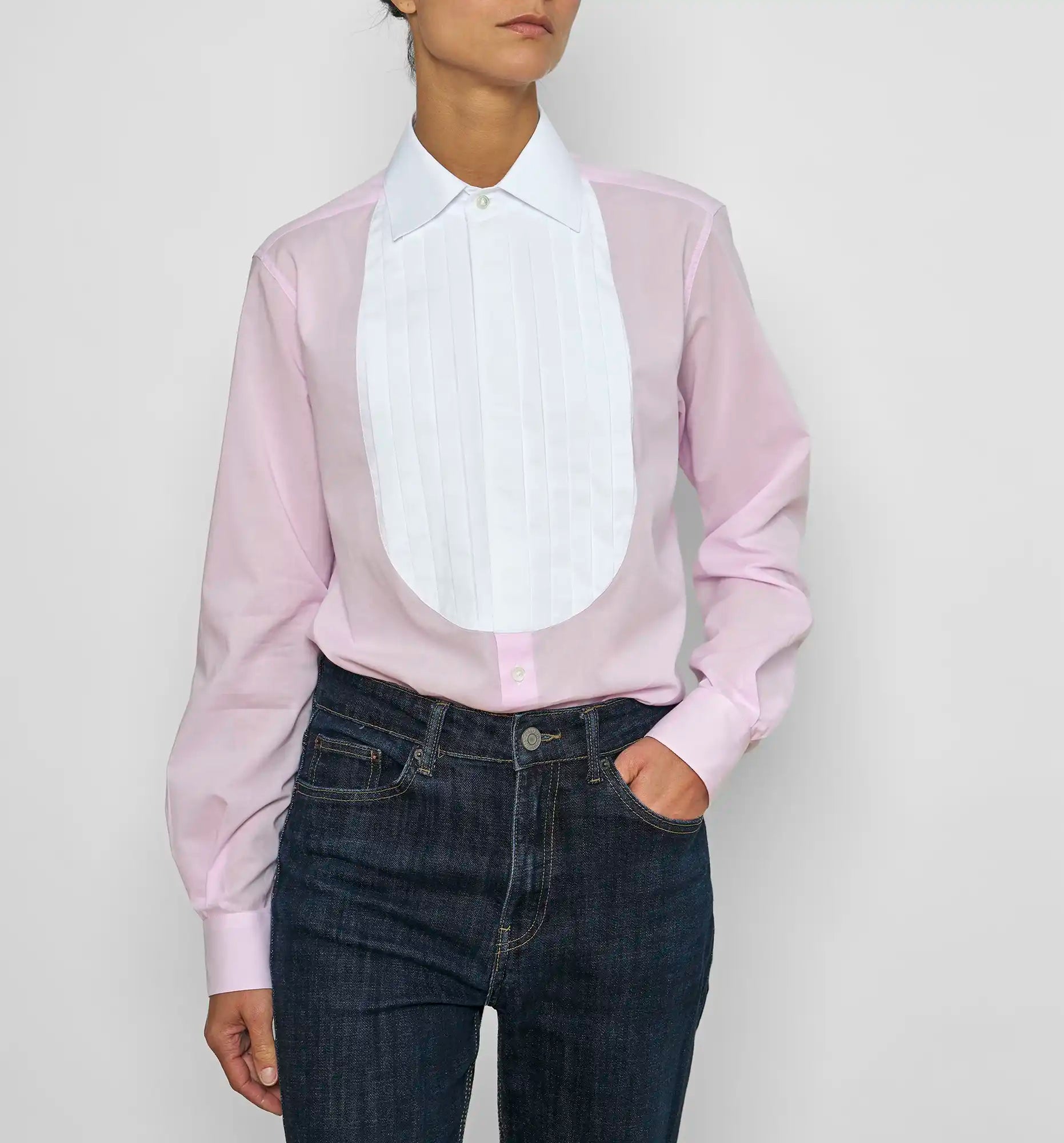 PLEATED BUNNY SHIRT