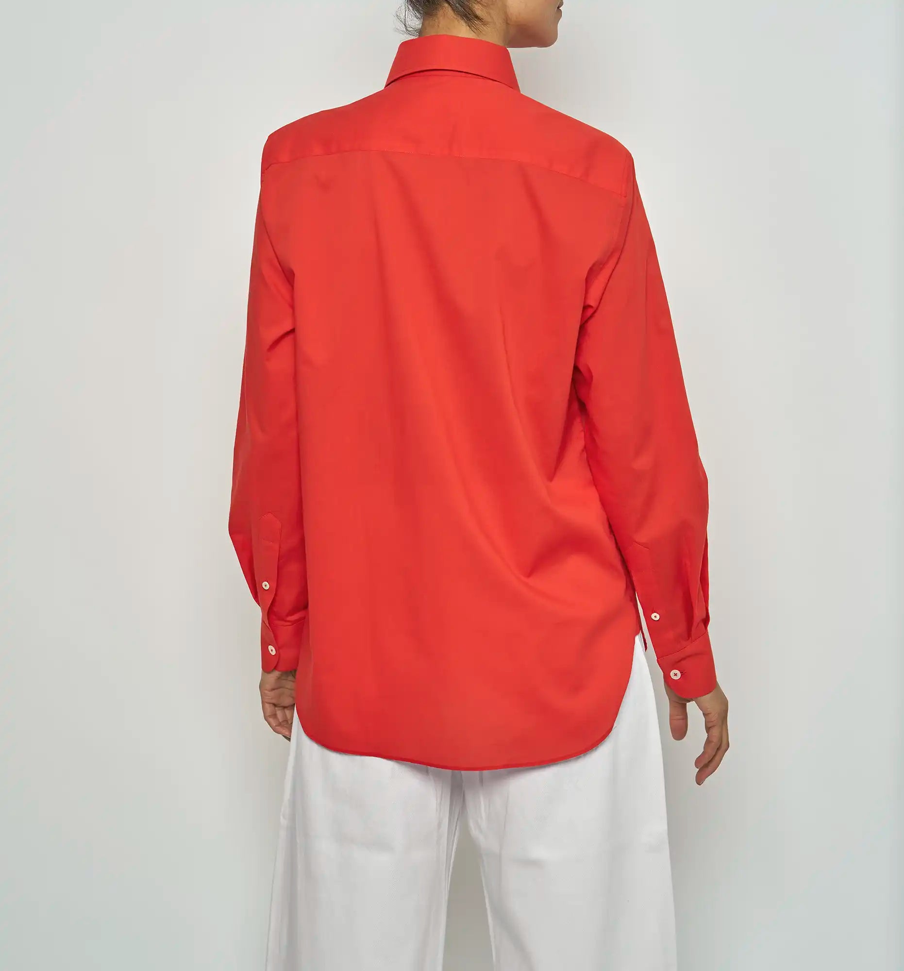 PLEATED SMOKING SHIRT